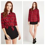 BCBGeneration  Red‎ Tartan Plaid Shirt Photo 1