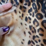 Leopard Print Lace Slip Dress Size Medium Black Photo 6