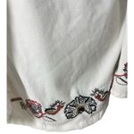 Free People  Dress Floral Bell Sleeve Ivory 4 Hippie Folk Flare Embroidered Fairy Photo 6