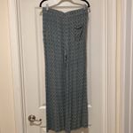 Anthropologie Mermaid Wide Leg Palazzo Pants Green Large Boho Lounge Festival Photo 1