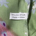 Oriental Village Silk Collection Green Kimono Peacock Print Size Size undefined Photo 6