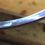 Natural Green Diamond Accent Sterling Silver Ring Size 8 Photo 4