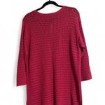 Talbots Sweater Sz XLP Open Knit Woven Cotton/Lyocell Side Slit Closet Staple Photo 1