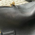 Tory Burch Leather Georgia Pebbled Satchel Crossbody With Gold Hardwear Photo 15