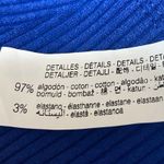 ZARA NEW Women's Blue Rib Knit Sleeveless Cutout Mini Bodycon Tank Dress Size S Photo 3