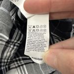 Lucky Brand  Popover Pleated‎ Flannel Shirt Button Plaid Preppy Boho Women's M Photo 4