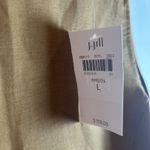 J.Jill NWT Women's Sleeveless Dress Linen Blend A-Line Casual Neutral Brown L Photo 5