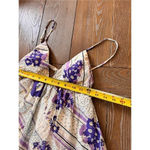 Jill Stuart  Collection Purple Floral Mini Sundress Size 4 Photo 3