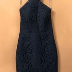 Keepsake High Roads Blue Lace Dress Photo 2