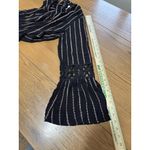 ODDY Women‎ Size Medium Crocheted Bell Sleeve Blouse Boho Hippie Peasant Rayon Photo 5