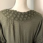 Tantrums Embroidered Eyelet Bell Sleeve Mini Dress Size M Photo 6