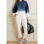 Apiece Apart  Delle Blue White Ombre Organic Cotton Jersey Oversized Sweater S Photo 9