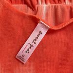Sweet Pea by Staci Frati Orange Chiffon Summer Maxi Dress Split Front Resortwear Size M Photo 3