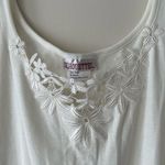 Silhouettes  Sleeveless Cream Lace Top Size 6X Photo 2