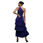 Anthropologie Hutch x  - Xala One-Shoulder Tiered Pleated Tulle Maxi Dress Sz 6 Photo 2