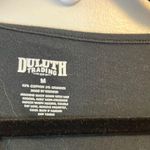 Duluth Trading Co Tee Black Scoop Neck Short Sleeve Top Sz M GUC Outdoors Basic Photo 1