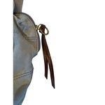 Fossil  Womens Gray Denim Handbag Purse With Leather Accents SKU 6934 Photo 5