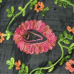 Laura Ashley Black and Pink Floral Blazer Photo 8