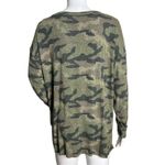 American Eagle  Shirt Womens Medium Green‎ Camo Soft & Sexy Plush Cozy Casual Photo 2