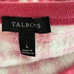 Talbots Size L Red Gingham Check Cotton Sweatshirt Photo 1