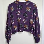 Marvel NEW  Black Panther Artist Series Cropped Sweatshirt Size Large Oversized Photo 2