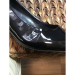 Calvin Klein Dress Pump Heels Women's 7.5 M Black Leather Slip-On Square Toe Photo 10