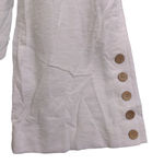 Jonathan Simkhai Swim Serenity Wide Leg Jumpsuit Open Back Pockets White L New Size L Photo 4