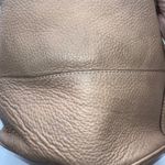 J.Crew Tan Pebble Grain Leather Bucket Shoulder Bag Hobo Purse Photo 8