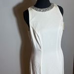 Mac Duggal IEENA for  Embellished Neck white Trumpet Gown size 4 Photo 2