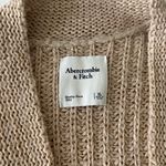 Abercrombie & Fitch  Cardigan Knit Open Front Cream Women’s XL Photo 6