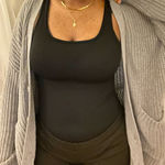 Aerie  Grey Knitted Cardigan Photo 0