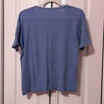 American Eagle Distressed  Outfitters Women's Blue Top Photo 2