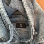 Pink Floyd Size Large  The Dark Side of the Moon Gray Hoodie Sweatshirt Cropped Photo 3