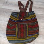Pinzon Aztec boho hippie backpack Red Photo 0