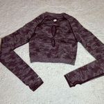 Gymshark  Camo Burgundy Crop Top‎ Size Small Photo 5