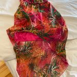 JC Penny Pink Floral Print Hi-Lo Dress Photo 3