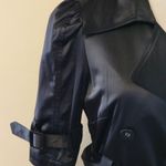 Elle black satin trench size xs Photo 1