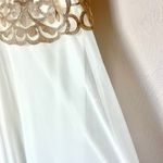 Jackie Jon New York White And Gold Dress Photo 3
