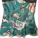 Catherine Malandrino 100% Silk Bird Rabbit Long Sleeve Blouse size Small Photo 3