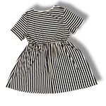 Beetlejuice W/ Pin Black & White Graphic Short Sleeve Shirt Dress 1XL Whimsygoth Size 1X Photo 3