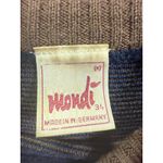 Vintage Mondi Sweater Womens Small 34 Butterfly Mock Neck Made W. Germany 80s Black Photo 2