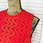 Kate Spade Lace Dune Shift Dress Red Size 4 Sleeveless Tunic Scalloped Photo 6