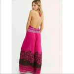 Free People  Pink Printed Halter Jumpsuit Photo 1