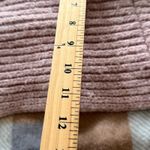 J.Crew Chunky Knit Ribbed Neck Warmer Scarf Dusty Rose Infinity Wool Cashmere Pink Photo 2