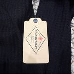 st. john's bay NWT  Black Waffle Knit Cowl Neck Long Sleeve Photo 3