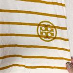 Tory Burch Cotton Striped Leopard Animal Print Casual Tee Shirt Size M Photo 2