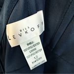 Bill Levkoff  1810 Navy Blue Long Evening Gown Bridesmaid Dress Formal Size 12 Photo 7