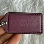 Coach 2.5"  Purple  Fob Bag Charm Hang tag Hangtag Photo 0