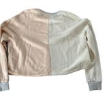 Madewell ‎ MWL crop Colorblock Sweatshirt Photo 7