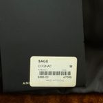 Andrew Marc Genuine Suede Leather Moto Bomber Jacket Brown Size Medium NWT Photo 9